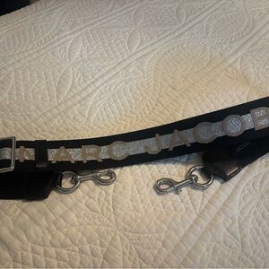 Marc Jacobs Black Strap with Silver Accents